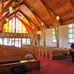 view of uuctc sanctuary from altar